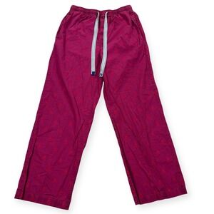 Psycho Bunny Pajama Pants Men's Large Pink All Over Print Bunny Lounge Sleepwear